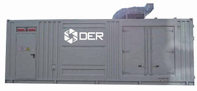 Дизельный генератор MGE P640DN 6300 в контейнере ДЭР