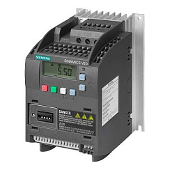 Преобразователь частоты Siemens v20 6SL3210-5BB21-5UV0 1ф без фил. 7.8А 1.5кВт 220В